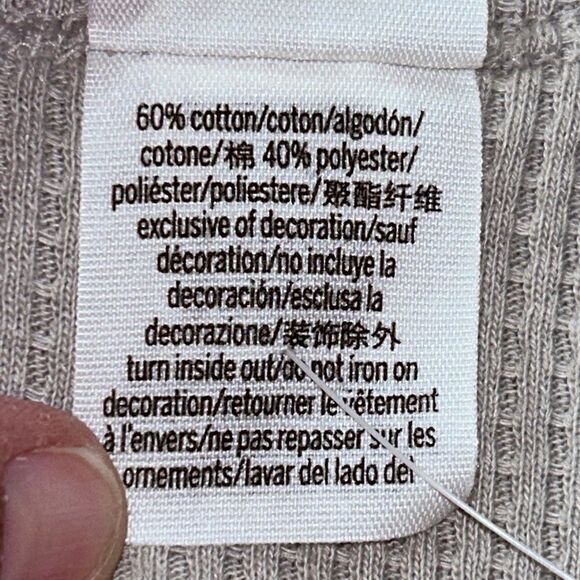 Pink Victoria’s Secret Oversized Long Sleeve Logo Thermal Shirt - Picture 10 of 11